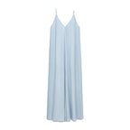 Caraco polyvalent, robe mi-longue élégante, couleur unie