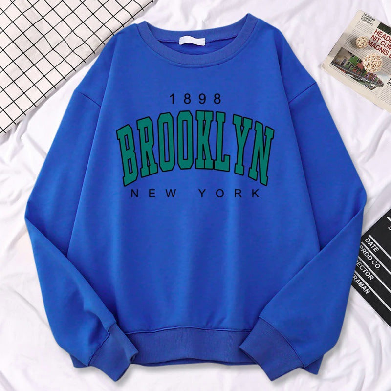 Sweats femme automne kawaii 1898 Brooklyn