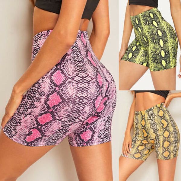 Short de yoga taille haute moulant pour femmes