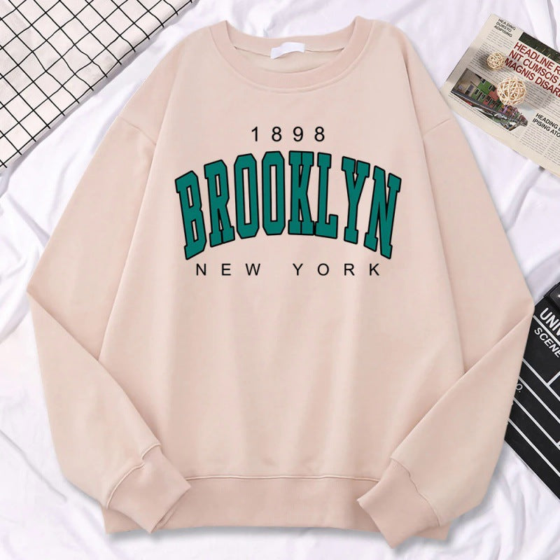 Sweats femme automne kawaii 1898 Brooklyn
