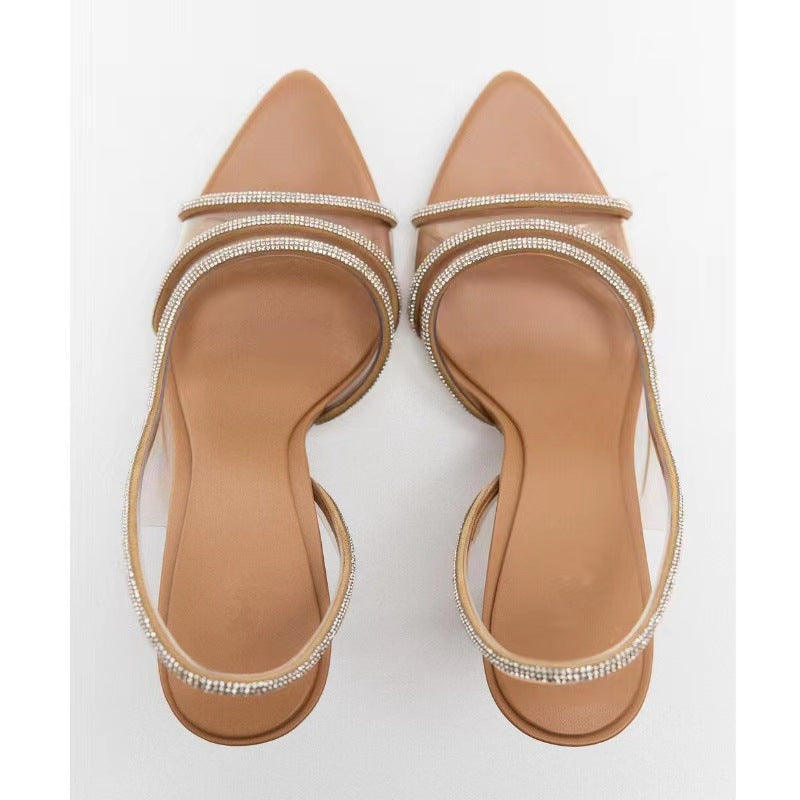 Chaussures à talons hauts pointus pour femmes, élégantes et féminines