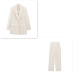 Blazer long croisé pour femme