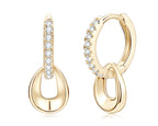 Instagram-style Long Tassel Moissanite Earrings For Women 925 Sterling Silver Ear Jewelry