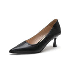 Petits Talons Hauts Pointus Noirs Professionnels