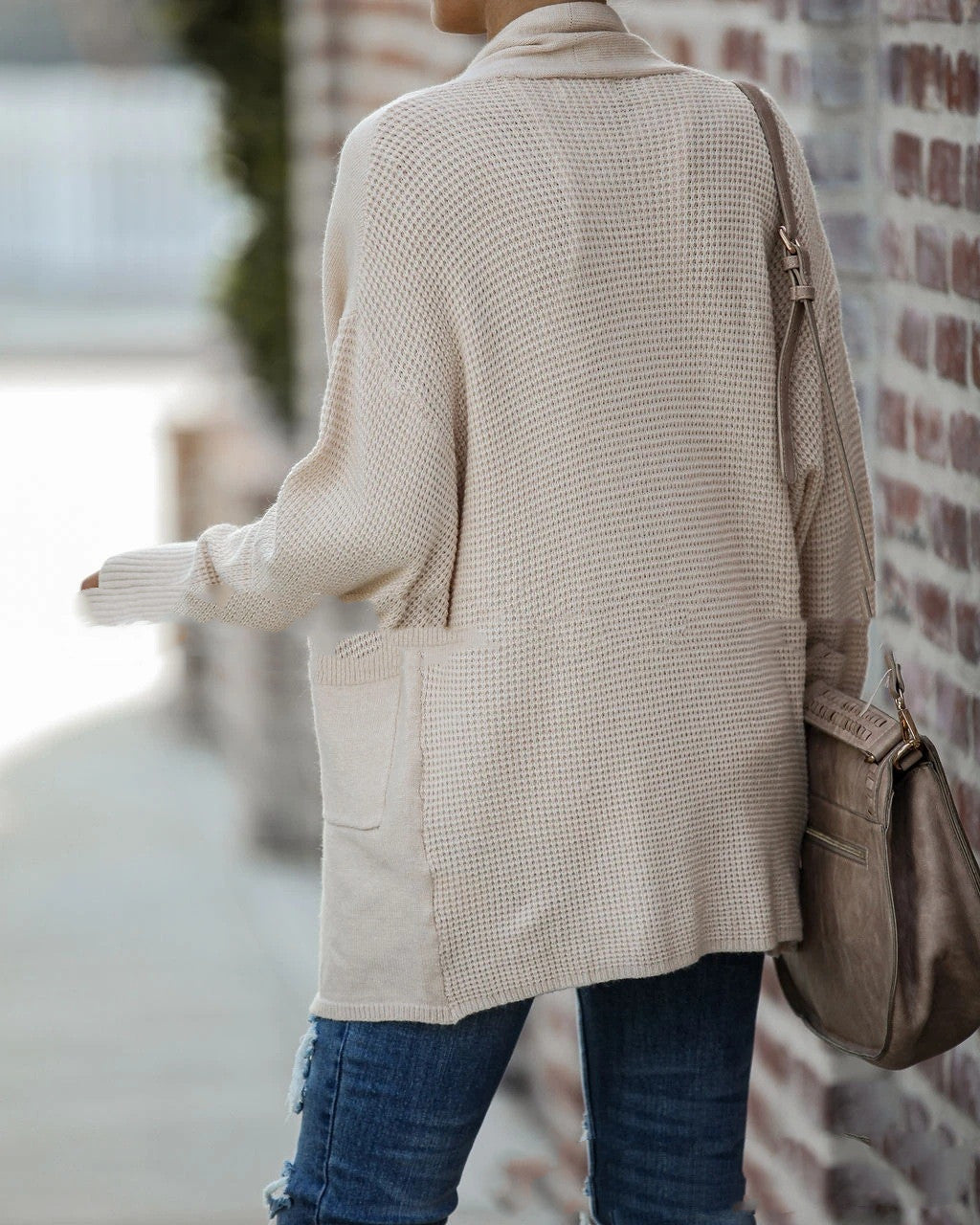 Manteau pull femme chauve-souris cardigan