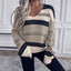 Loose-Fit Pullover Knitted Sweater For Women