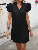 Robe unie décontractée pour femmes