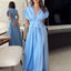 Robe taille haute en dentelle à col en V avec lacets, plis et broderies florales