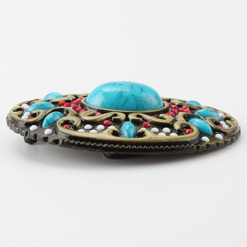 Ceinture Femme en Cuir Perles Décoration Mode