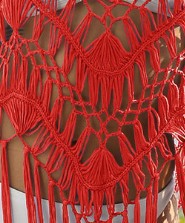 Robe de plage chemisier, bikini à pompons tricoté