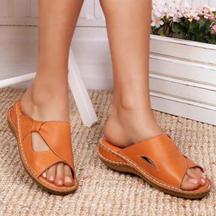 Sandales à plateforme Femme Chaussures de plage extérieures Rétro Roman Été