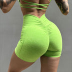 Short de yoga brossé pour femmes