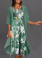 Ensemble deux pièces robe en mousseline d'été