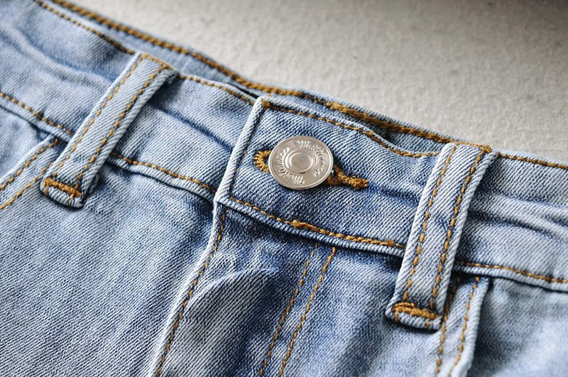 Short en jean pour femme, tendance et personnalisé, avec nœud