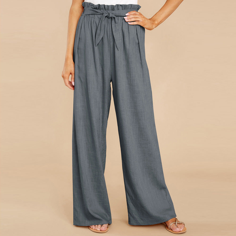 Pantalon ample et décontracté grande taille pour femmes