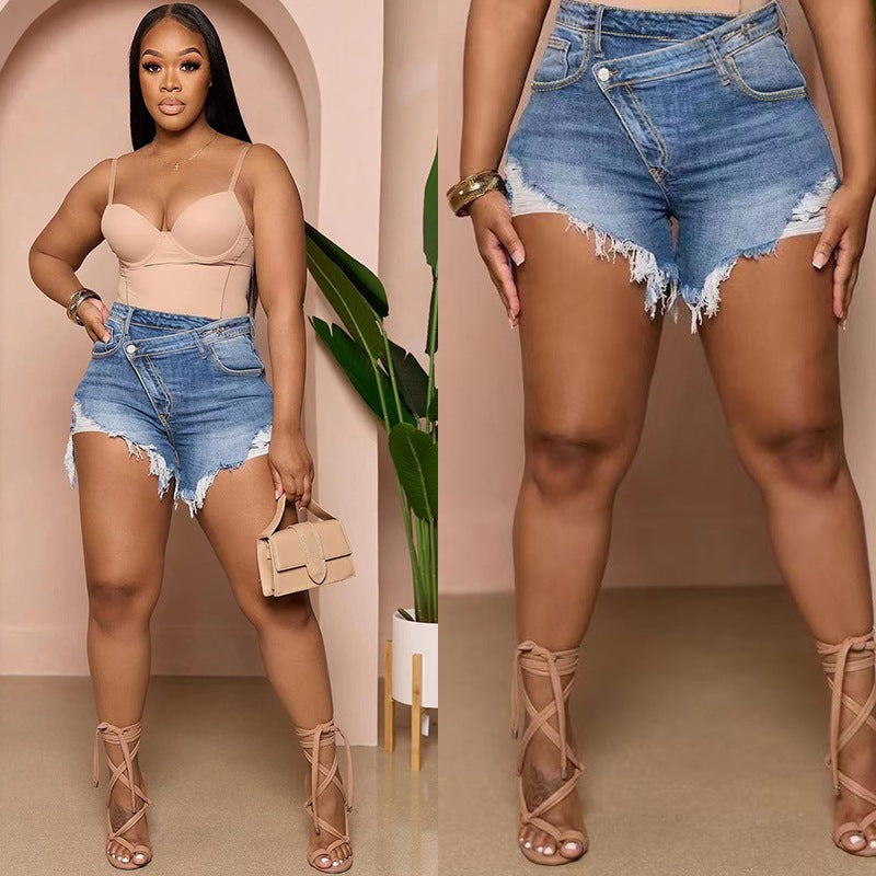 Shorts en jean pour femme de style personnel