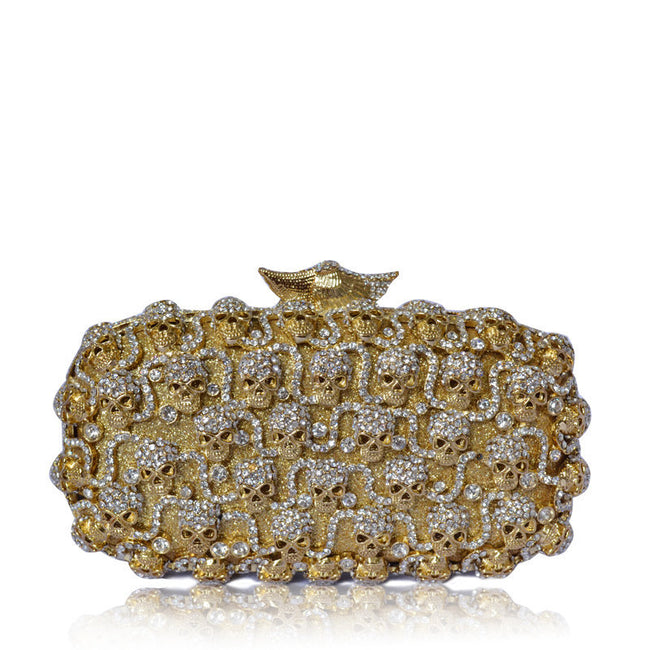 Sac de Soirée Pochette Femme Incrustée de Diamants Hover Image