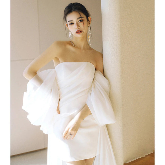 Small Light Wedding Dress Short Super Fairy Main Image
