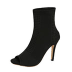 Sandales peep-toe flatteuses de style européen et américain pour femmes