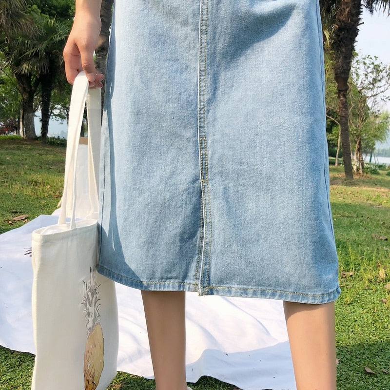 Jupe moulante taille haute et hanches