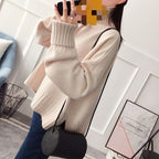 Pull à col roulé Femme Mode Épaississant
