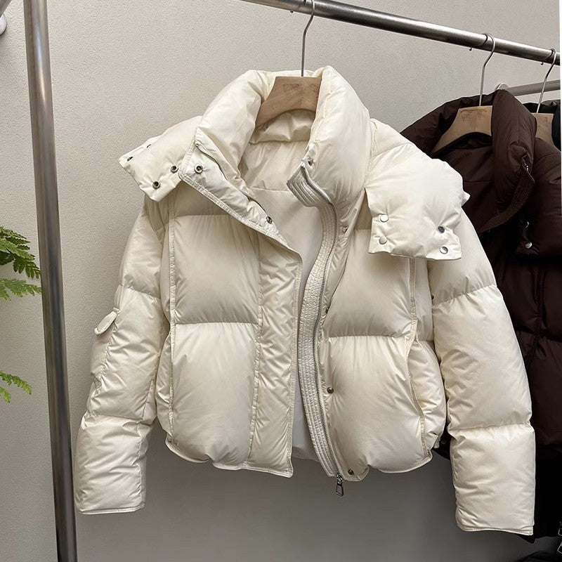 Veste à capuche ample et chaude pour femmes, à la mode