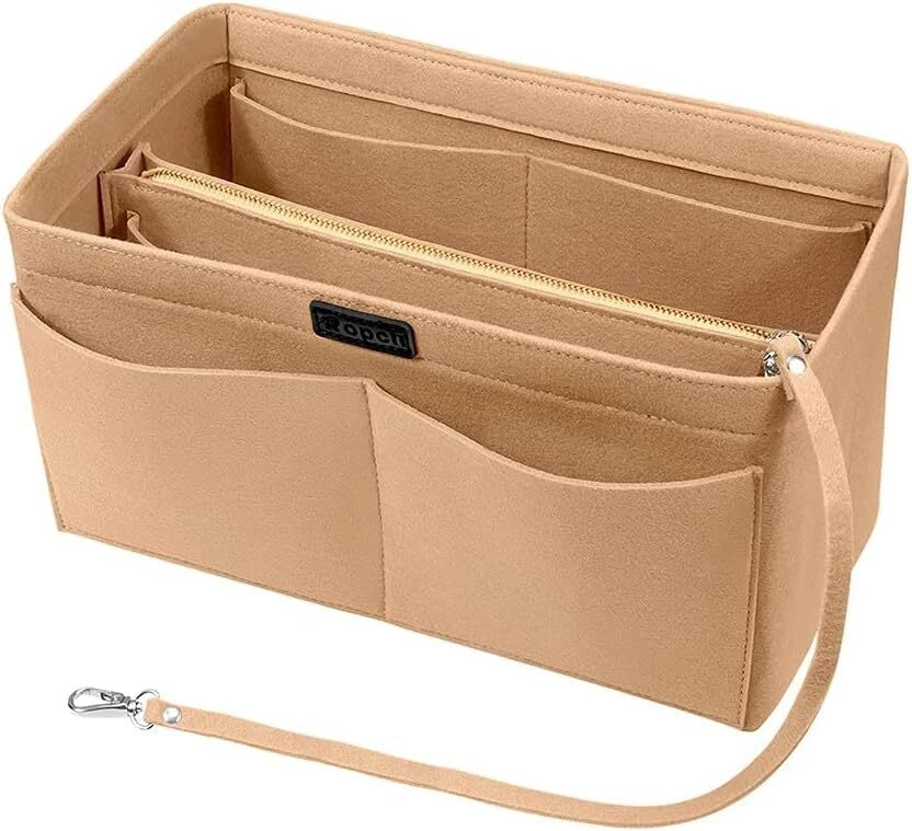Femmes Ace Organisateur Sac à main Feutre Sac de voyage Insert Doublure Maquillage Trousse d'organisation