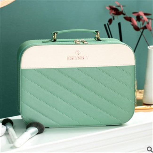 Trousse de Maquillage Portable Grande Capacité pour Femme Hover Image