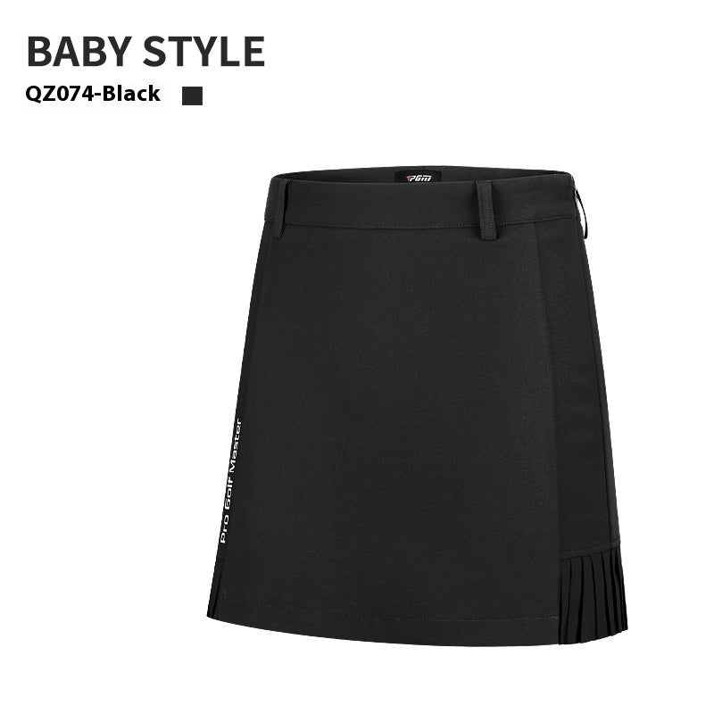 Jupe de golf plissée et ample pour femme