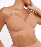 Soutien-gorge gainant sans coutures sans armatures pour femme