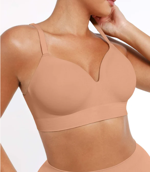 Soutien-gorge gainant sans coutures sans armatures pour femme