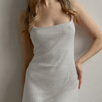 Chemise de nuit camisole en pur coton respirante et confortable pour femmes