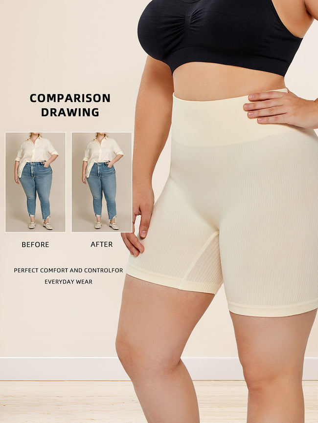 Culotte gainante taille haute amincissante et rehausse-fesses pour femme Main Image