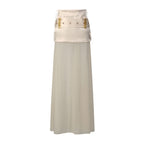 Jupe en satin vintage sexy et flatteuse pour femme