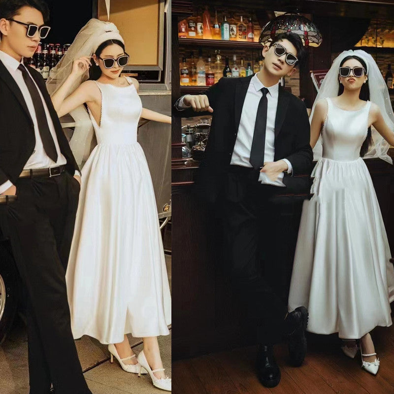 Set de Robe de Mariée Thème Intérieur Style Vintage pour Photo