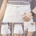 Shorts en jean taille haute pour femme - Style été