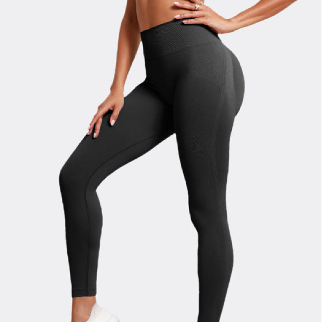 Pantalon de Yoga Skinny Remonte-Hanches Tendance Femme Hover Image