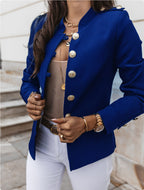 Petit blazer à manches longues et coupe ajustée