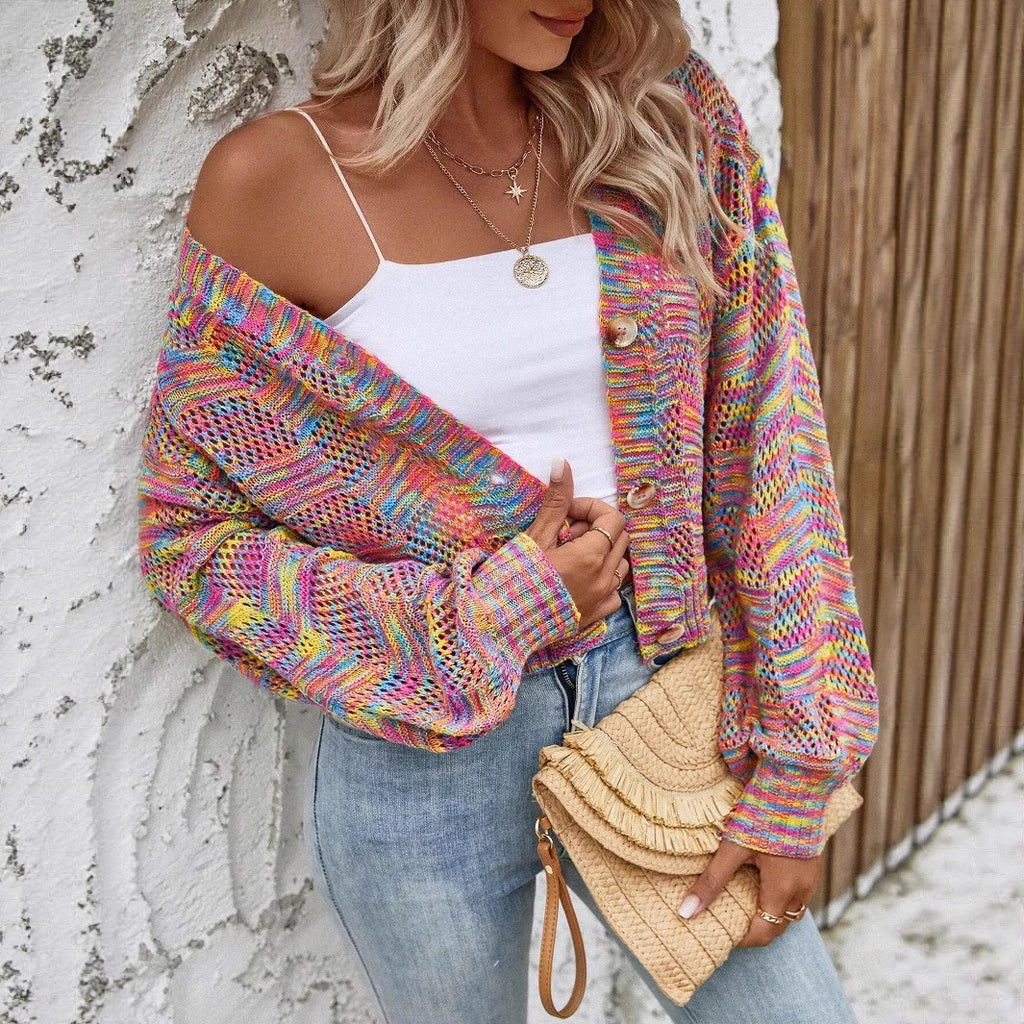 Cardigan Rétro Femme Passe-Partout