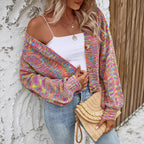 Cardigan Rétro Femme Passe-Partout