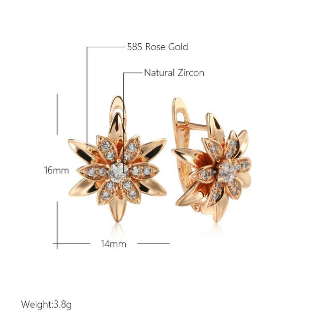 Boucles d'oreilles délicates de luxe discret à la mode, clips d'oreille polyvalents pour femmes Main Image