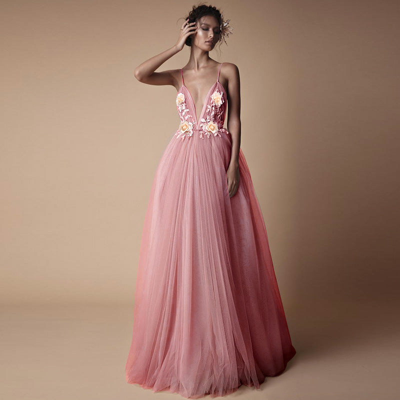 Robe de mariée pour femme, nouveau style, bretelles, robe de demoiselle d'honneur