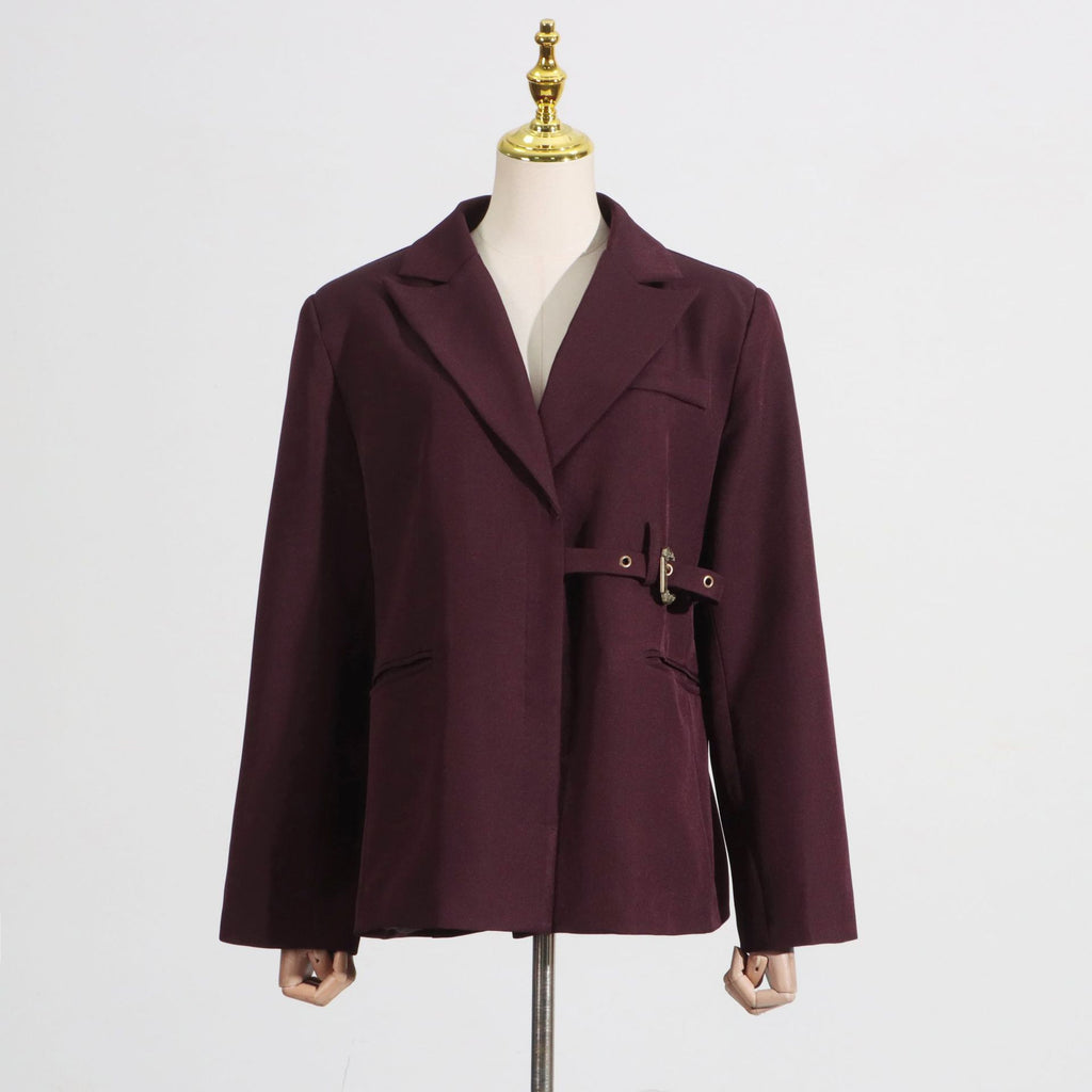 Blazer irrégulier élégant pour femme