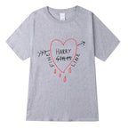 Harry Styles Fine Line T-shirt coréen femme hauts de mode chemises à manches courtes col rond t-shirts loisirs haut décontracté dames