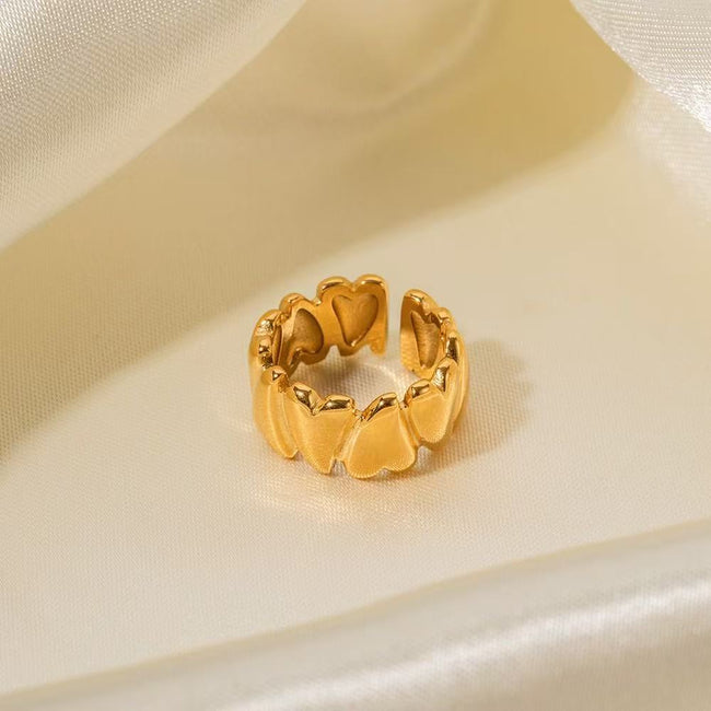 Bague de luxe légère style Instagram européen et américain pour femme, avec une touche haut de gamme Main Image