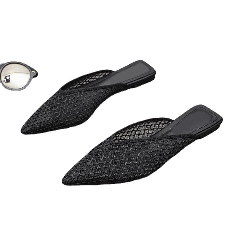 Sandales plates pointues à la mode pour femme