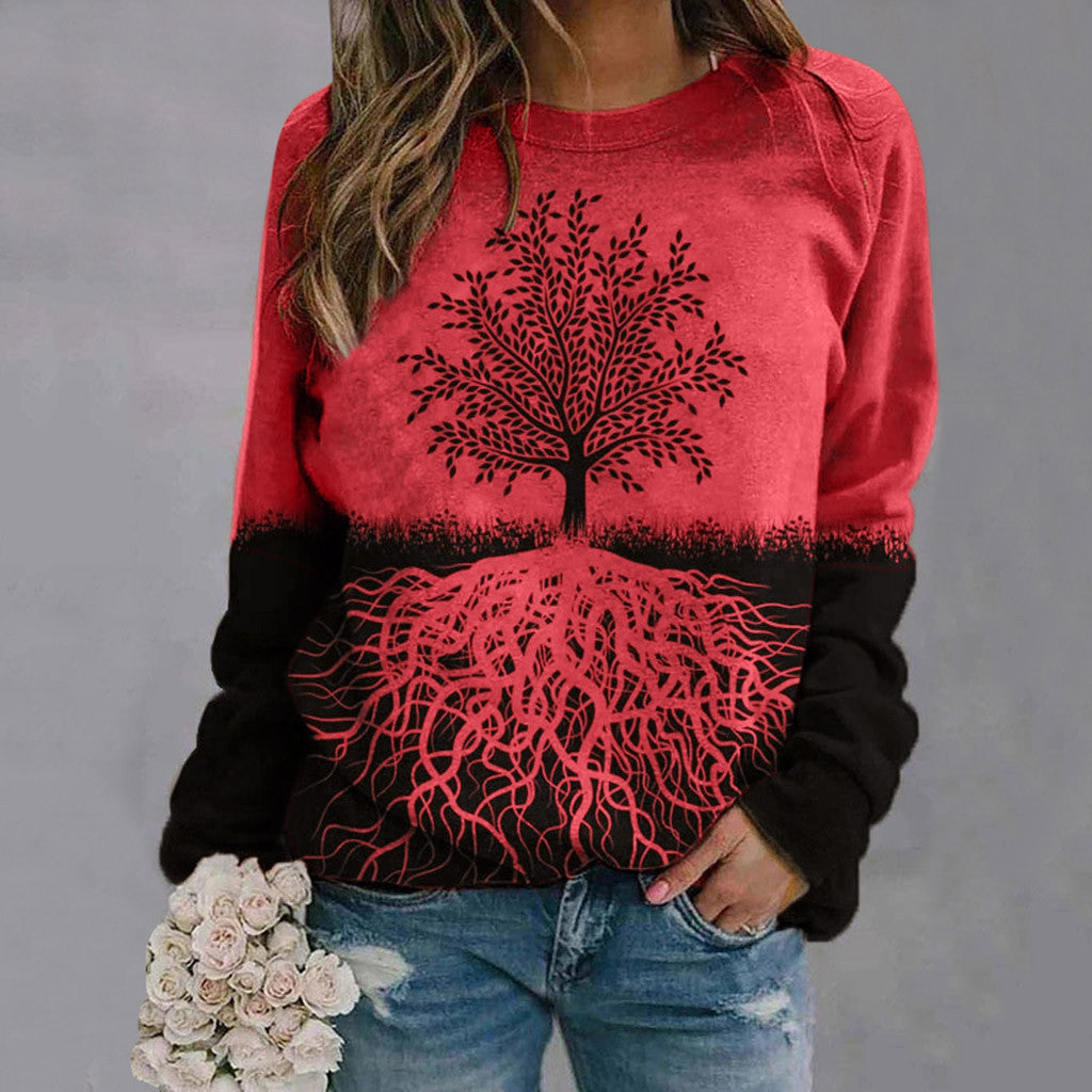 Pull de Noël à manches longues pour femme