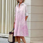 Robe Chemise Confortable Fleurie d'Été Colorée