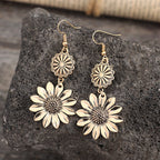 Retro Sunflower Earrings INS Fashion Jewelry Gift Women