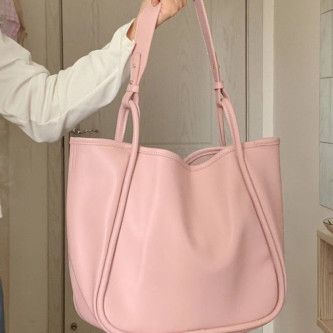 Grand sac à main en cuir souple pour femme Hover Image